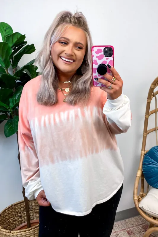 Totally Relaxed Ombre Dye Sweatshirt - FINAL SALE sold by Madison + Mallory