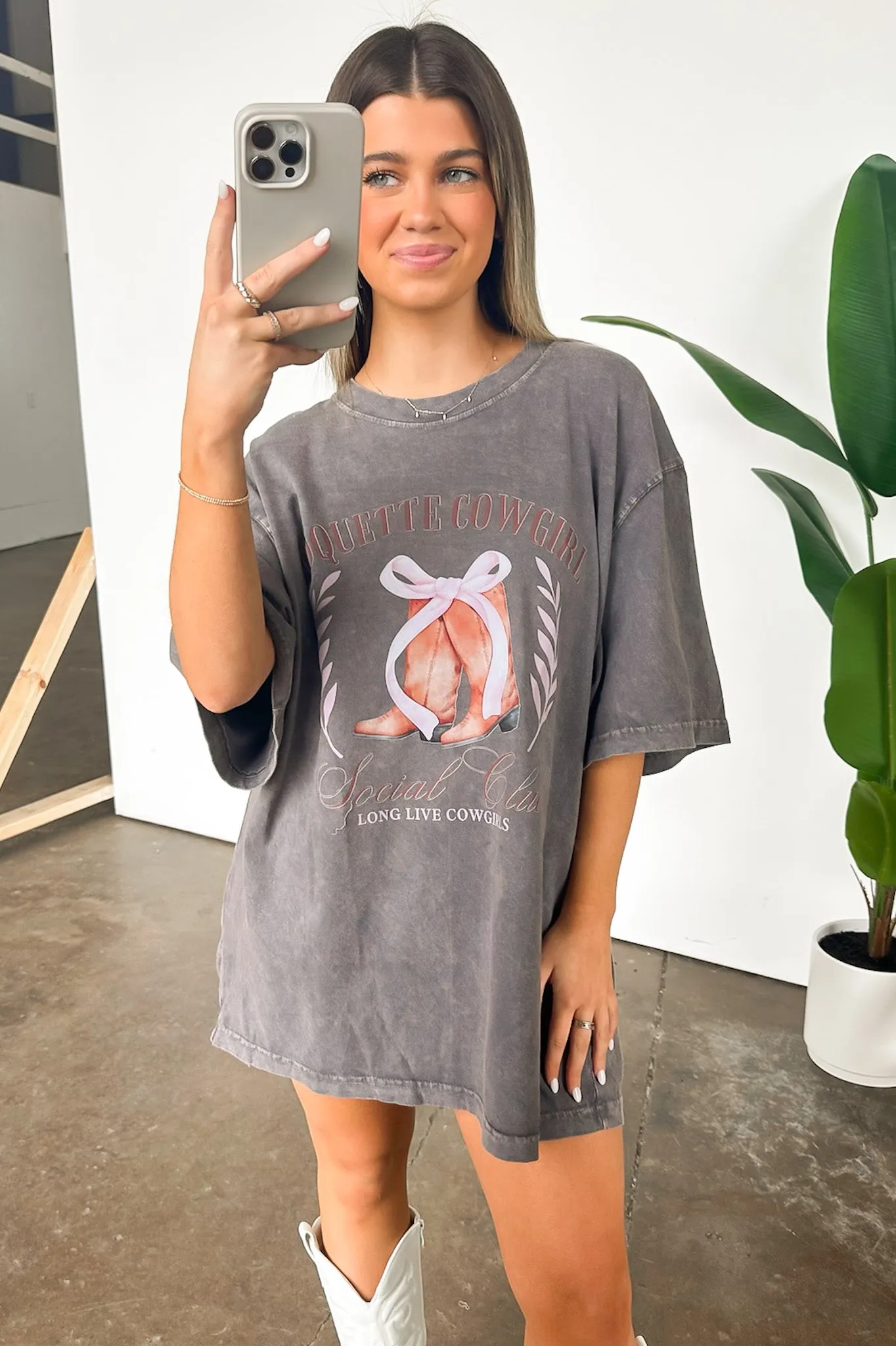 Coquette Cowgirl Vintage Graphic Tee - FINAL SALE sold by Madison + Mallory product image thumbnail 5