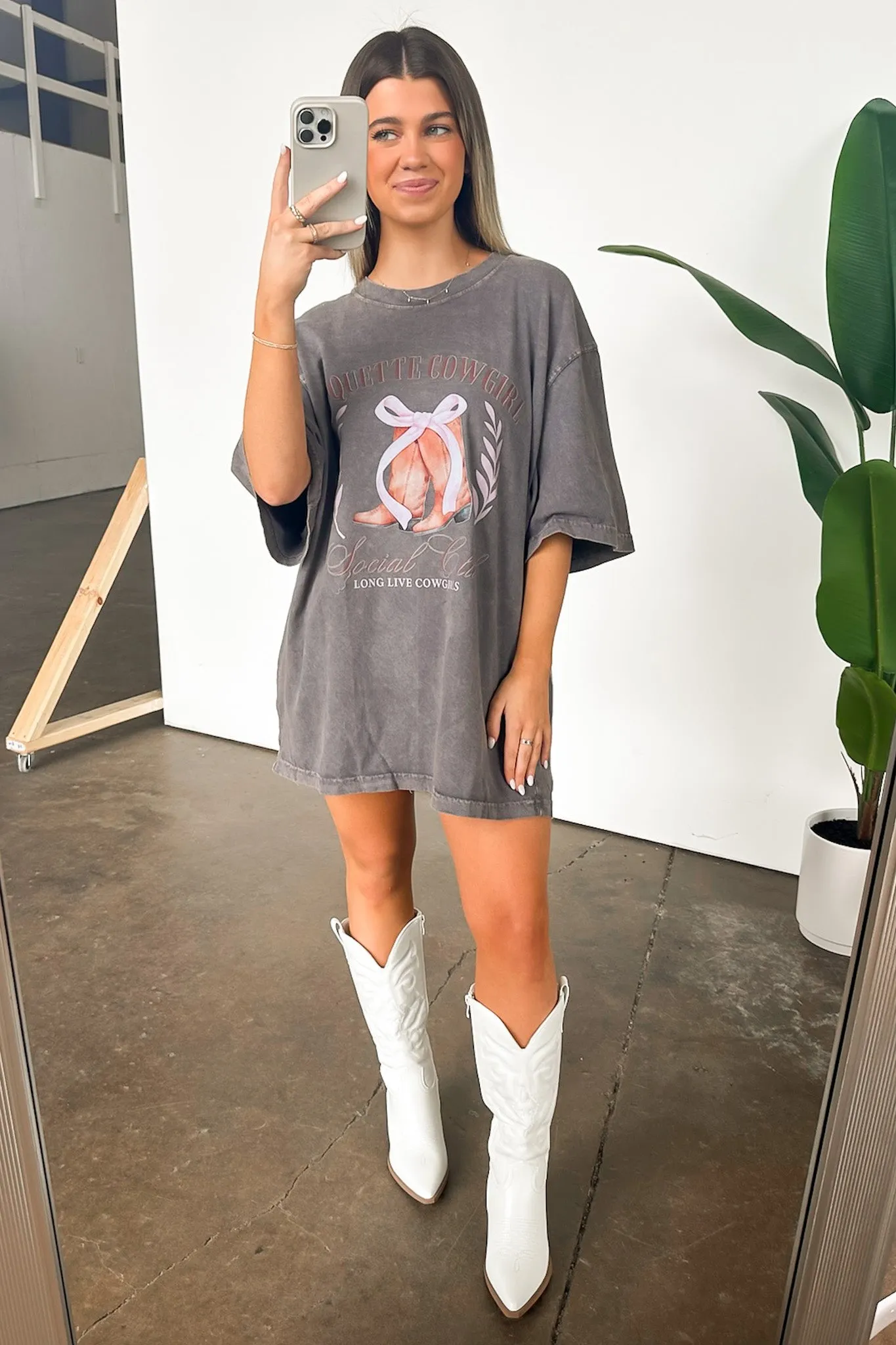 Coquette Cowgirl Vintage Graphic Tee - FINAL SALE sold by Madison + Mallory product image thumbnail 4