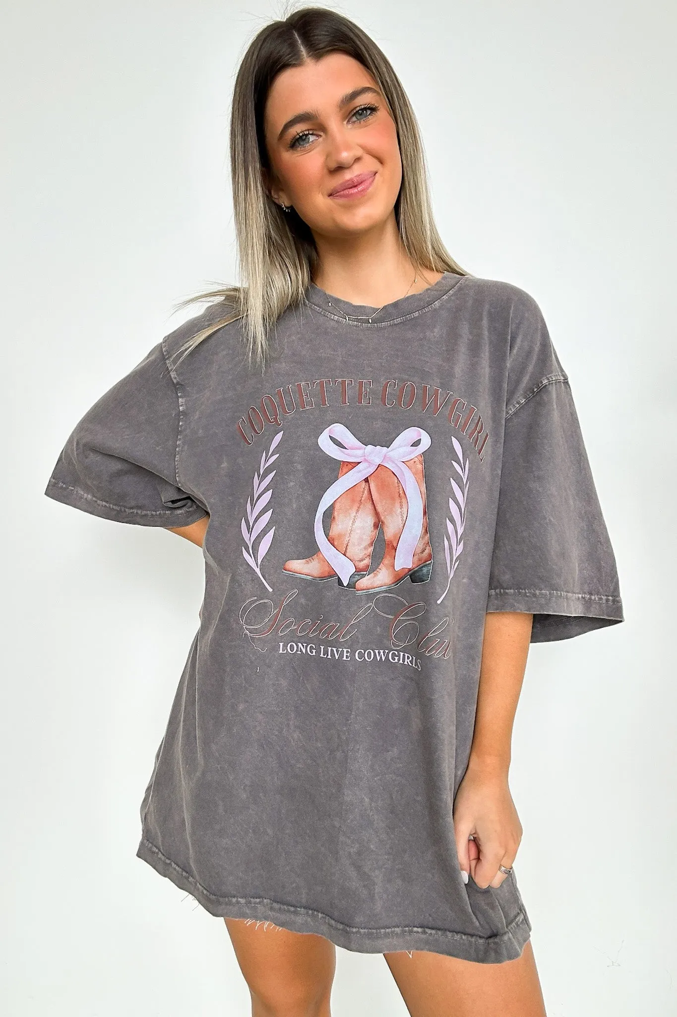Coquette Cowgirl Vintage Graphic Tee - FINAL SALE sold by Madison + Mallory