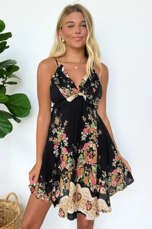 Truly Flirty Floral Open Back Dress - FINAL SALE sold by Madison + Mallory