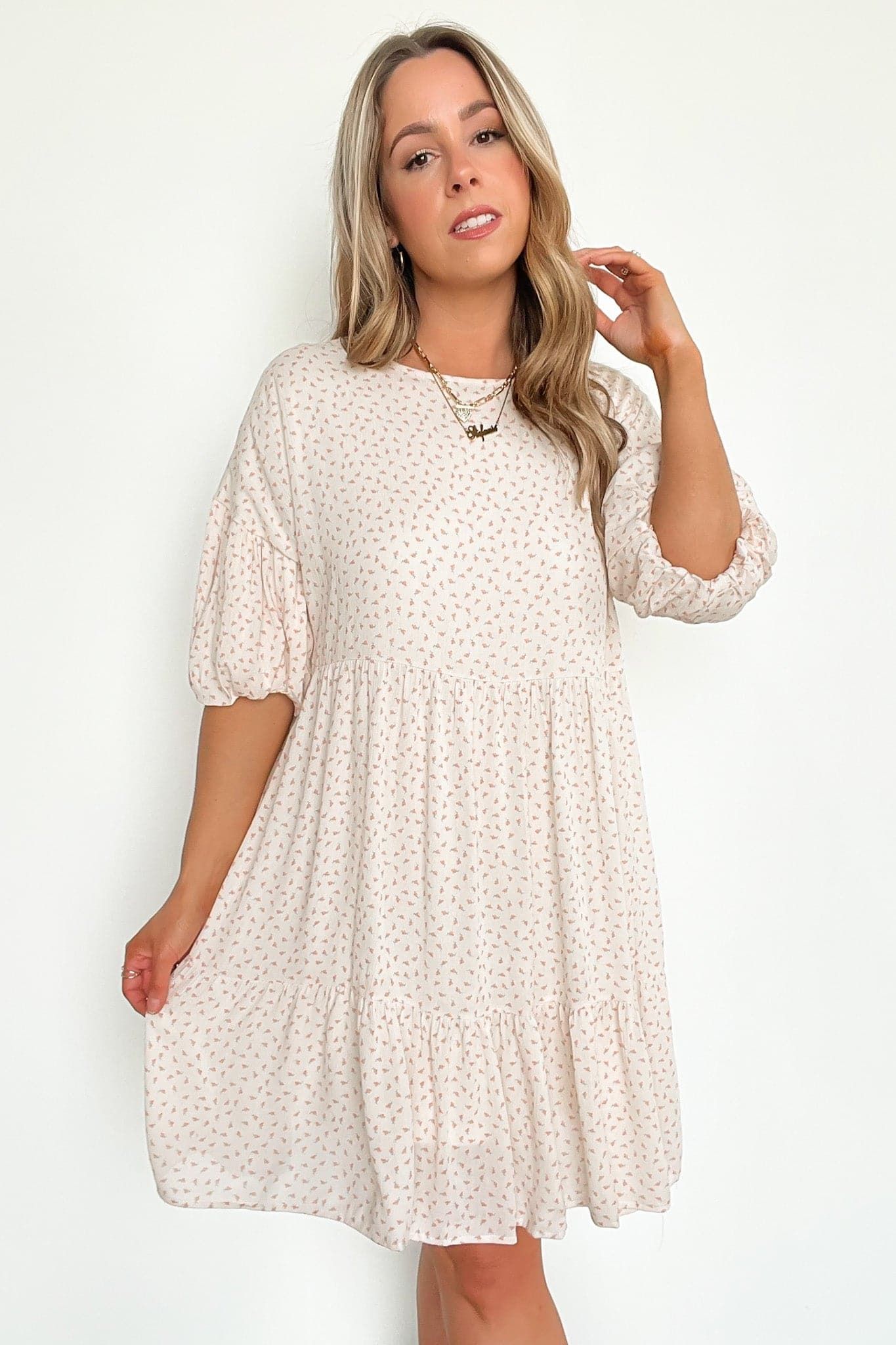 Idyllic Image Printed Tiered Dress - FINAL SALE sold by Madison + Mallory product image thumbnail 2