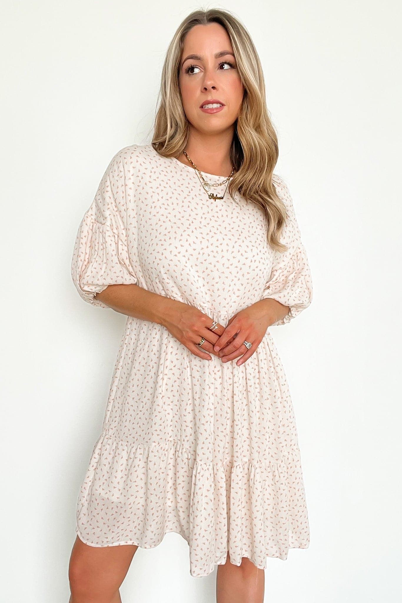 Idyllic Image Printed Tiered Dress - FINAL SALE sold by Madison + Mallory