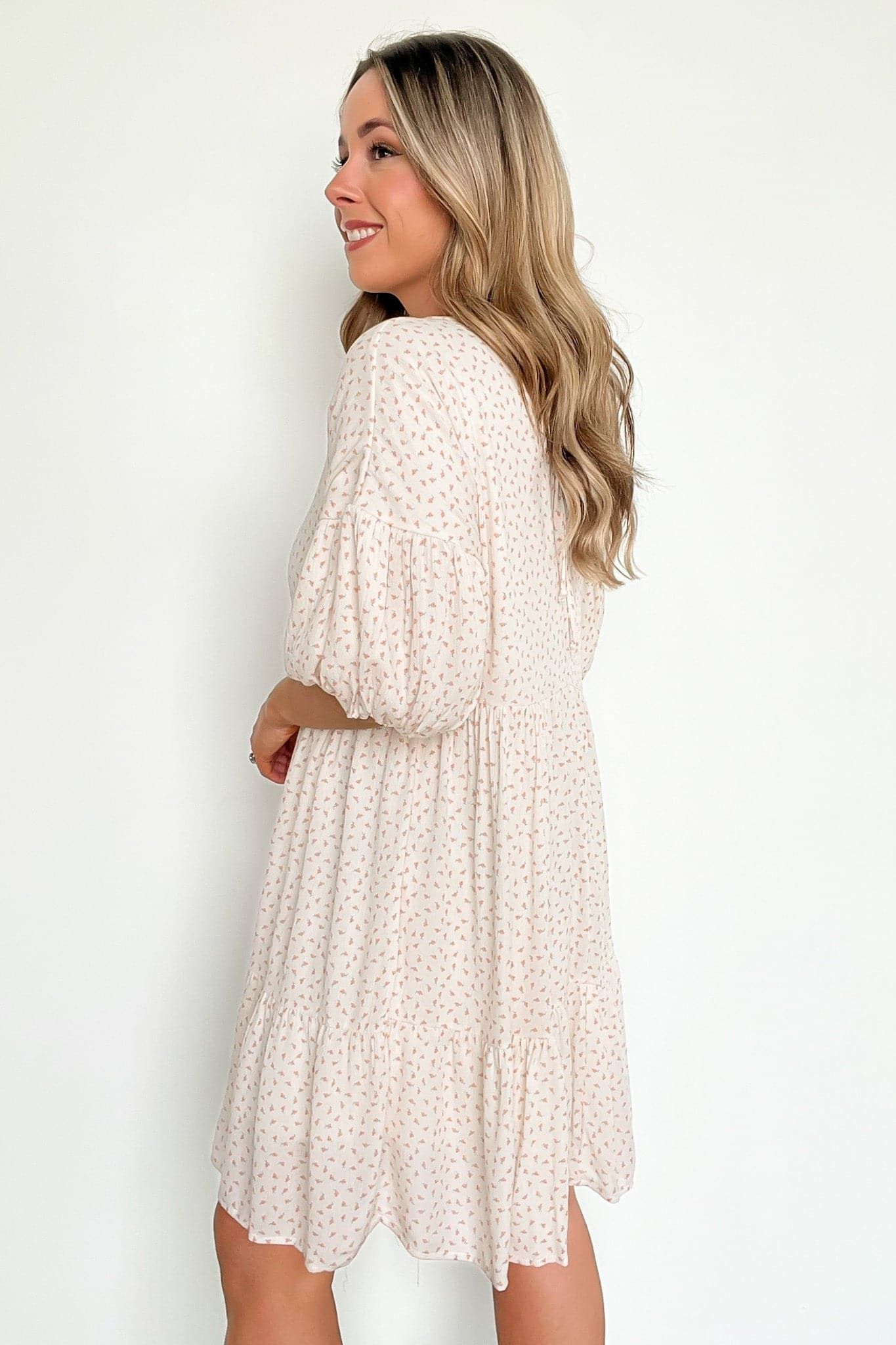 Idyllic Image Printed Tiered Dress - FINAL SALE sold by Madison + Mallory product image thumbnail 4