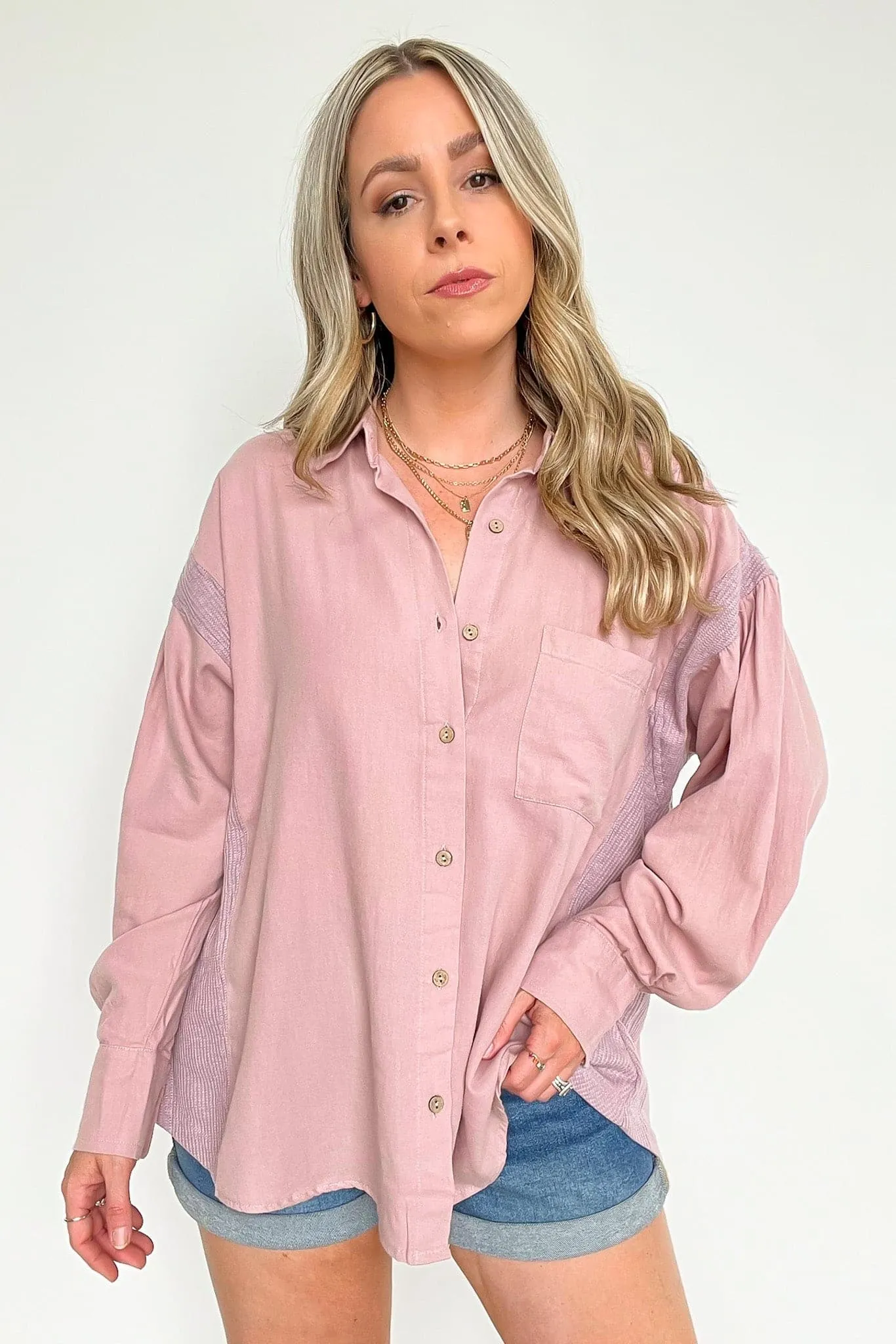 Jemmah Long Sleeve Button Top - FINAL SALE sold by Madison + Mallory product image thumbnail 4