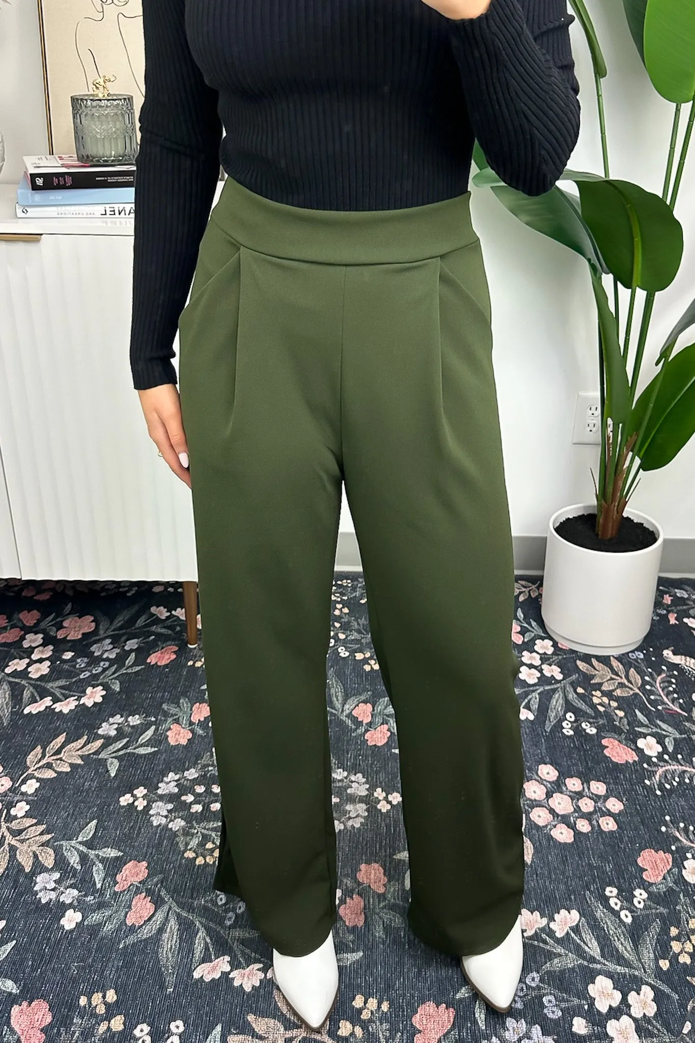 Practical Perfection High Waist Wide Leg Pants - FINAL SALE sold by Madison + Mallory product image thumbnail 2