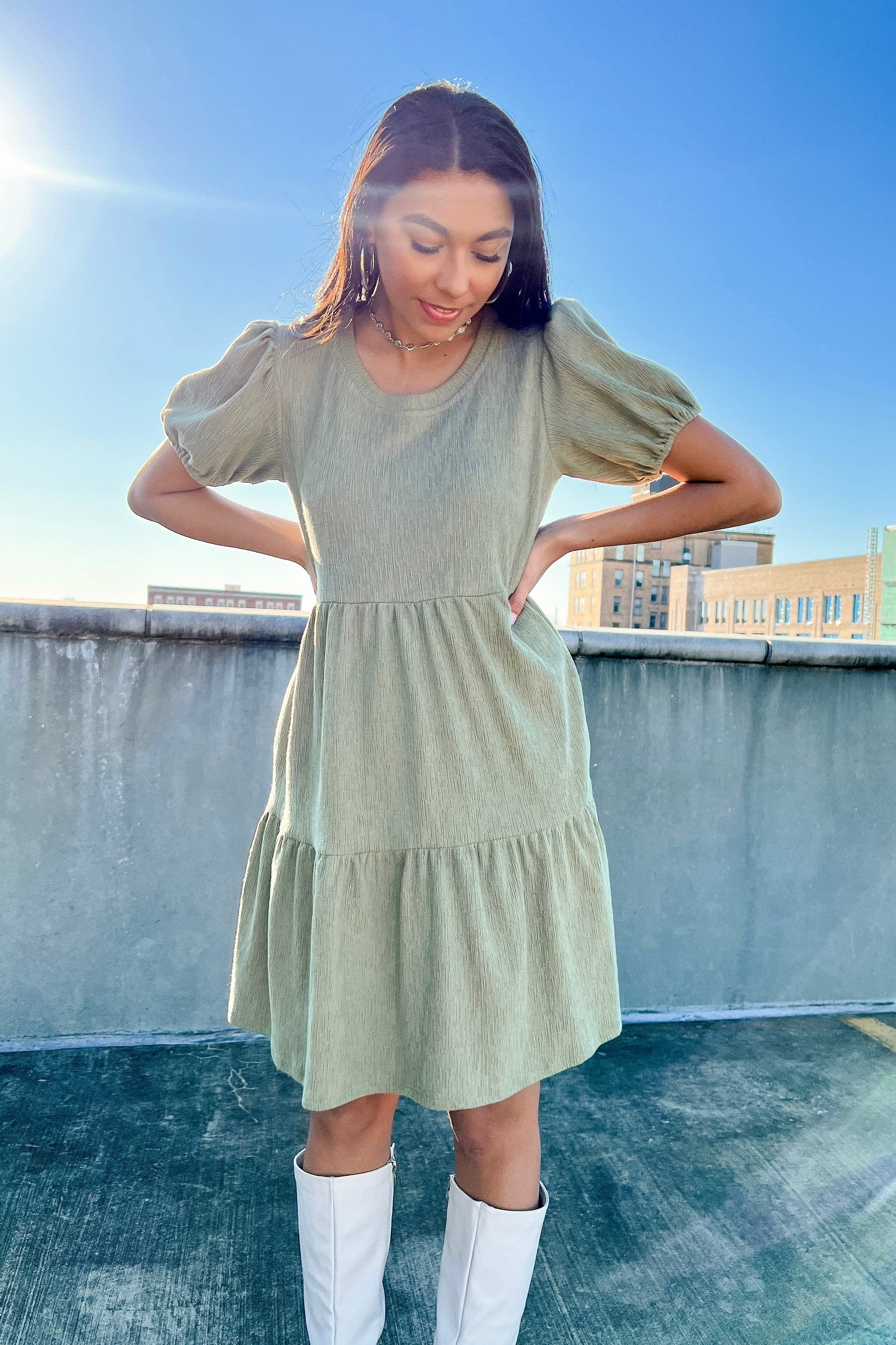 Fey Tiered Babydoll Dress - FINAL SALE sold by Madison + Mallory