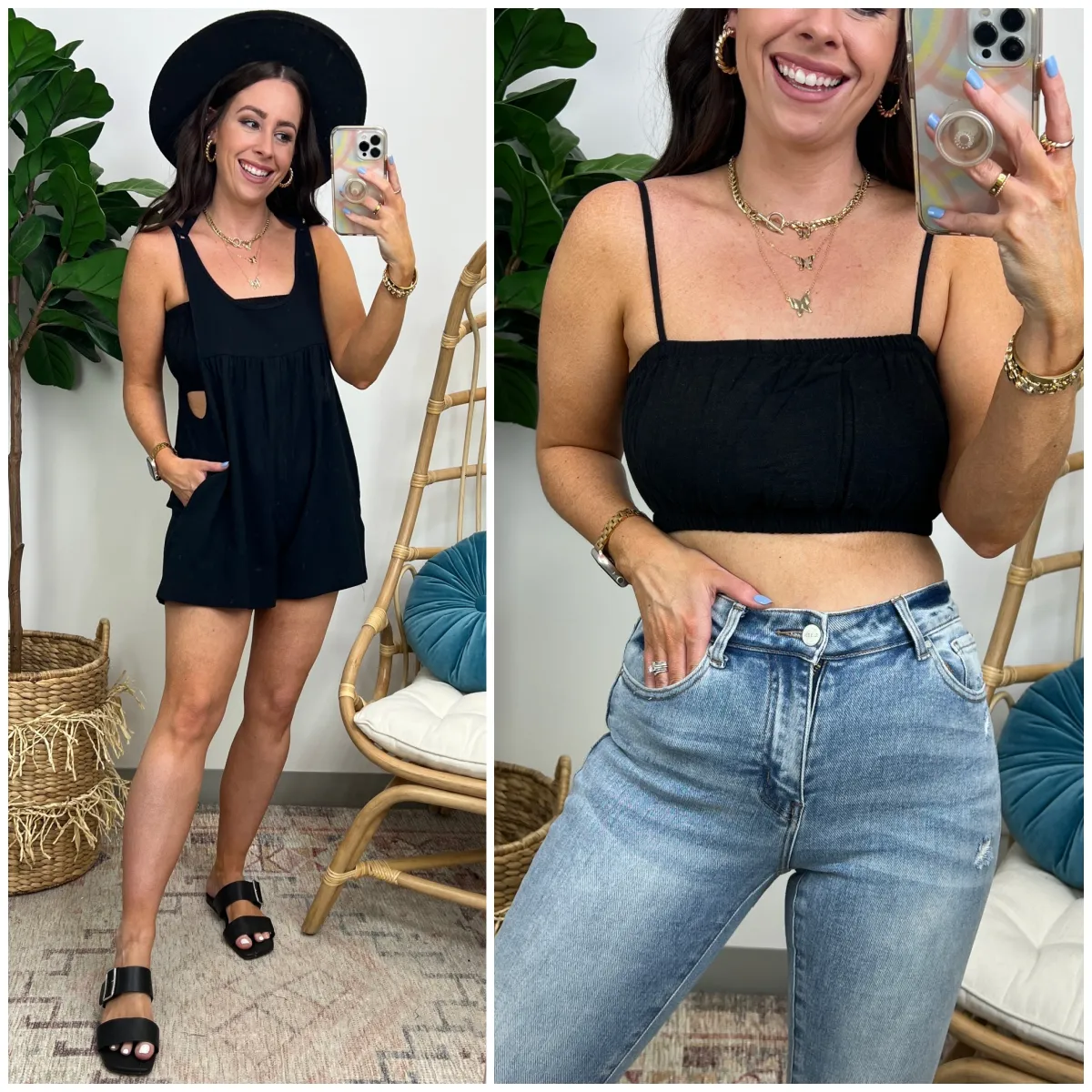 Unconditionally Yours Gathered Crop Top - FINAL SALE sold by Madison + Mallory