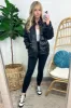 Winter's Edge Faux Leather Puffer Jacket - FINAL SALE sold by Madison + Mallory