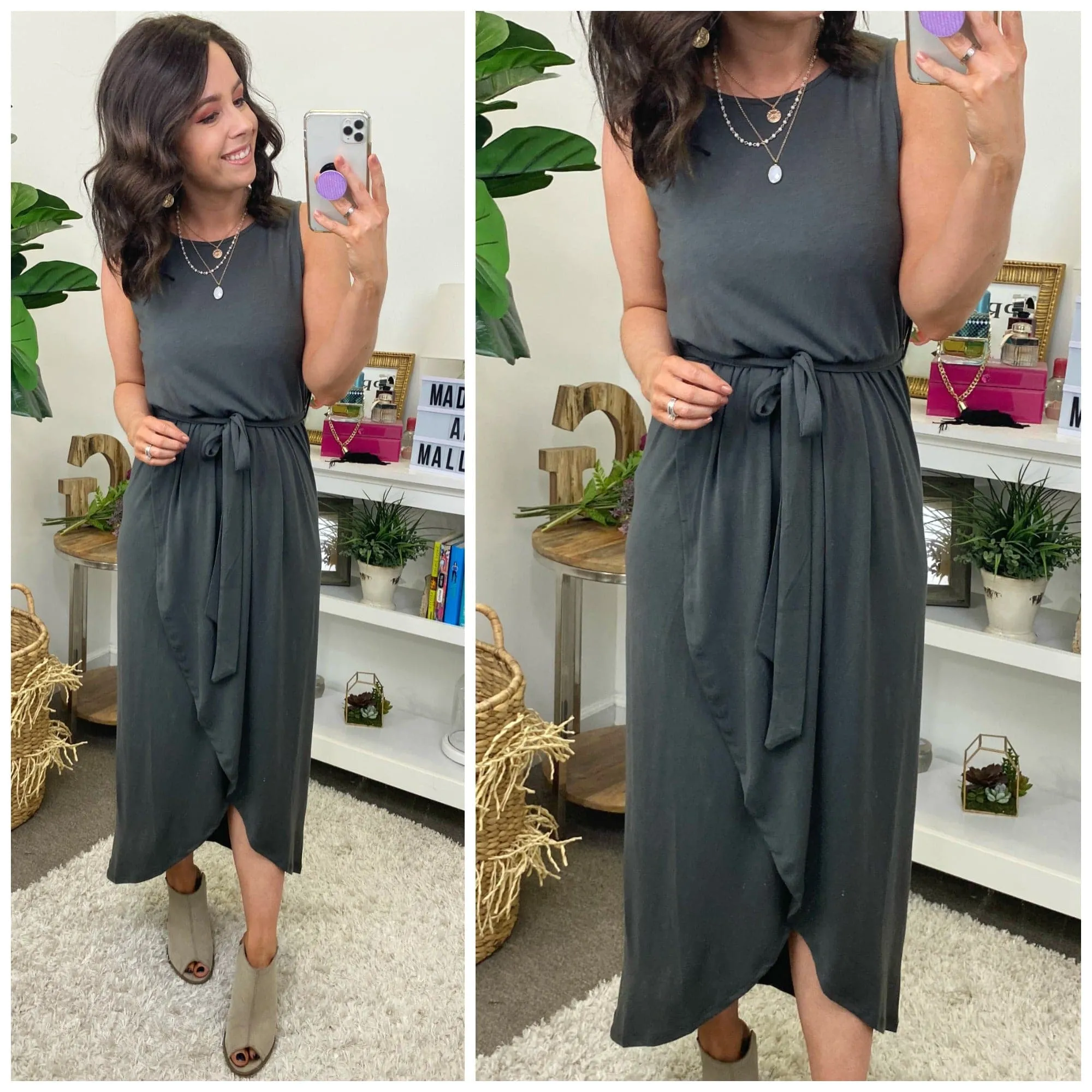 Leticiya Belted Tulip Dress - FINAL SALE sold by Madison + Mallory product image thumbnail 3