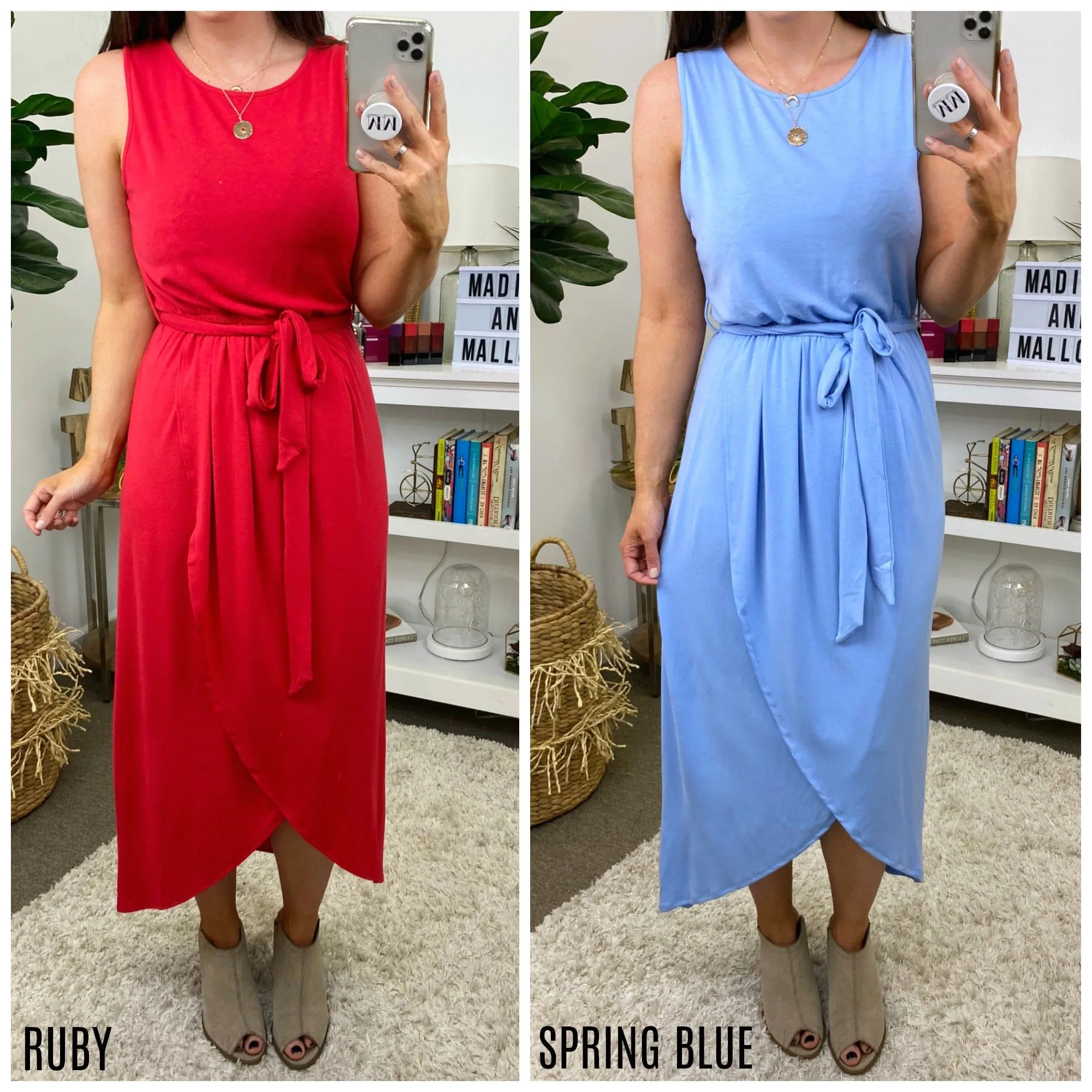 Leticiya Belted Tulip Dress - FINAL SALE sold by Madison + Mallory product image thumbnail 4