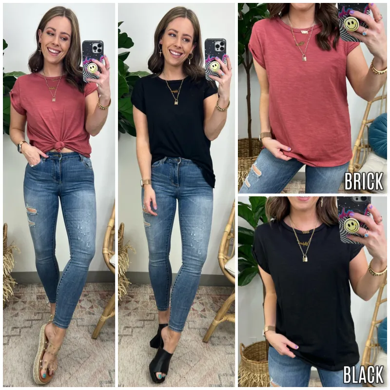 Allicea Short Sleeve Relaxed Top - FINAL SALE sold by Madison + Mallory