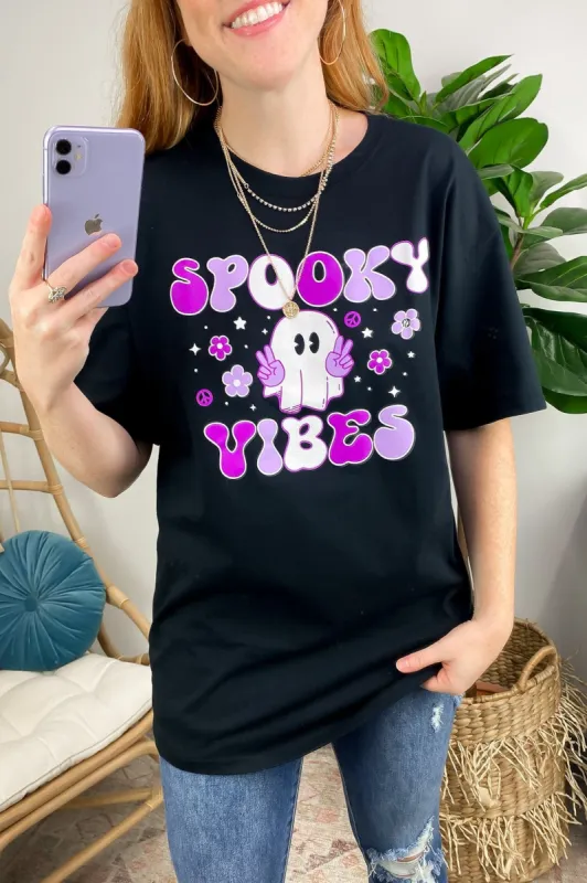 Spooky Vibes Graphic Tee - FINAL SALE sold by Madison + Mallory