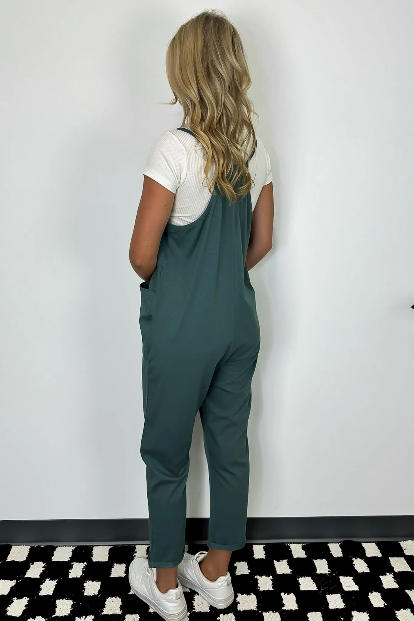 Calculated Charm Knit Relaxed Pocket Jumpsuit - FINAL SALE sold by Madison + Mallory product image thumbnail 5