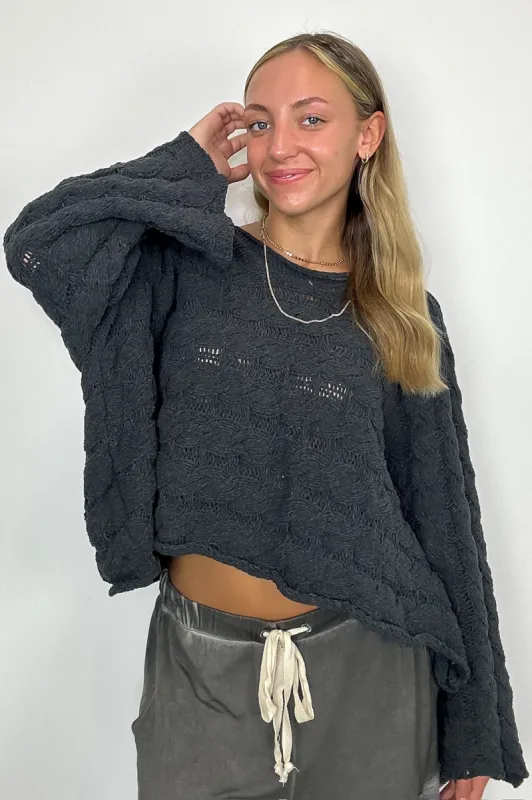 Sara Bell Sleeve Chenille Knit Sweater - FINAL SALE sold by Madison + Mallory