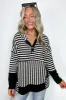 Margo Striped Hooded Pullover - FINAL SALE sold by Madison + Mallory
