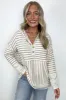 Margo Striped Hooded Pullover - FINAL SALE sold by Madison + Mallory