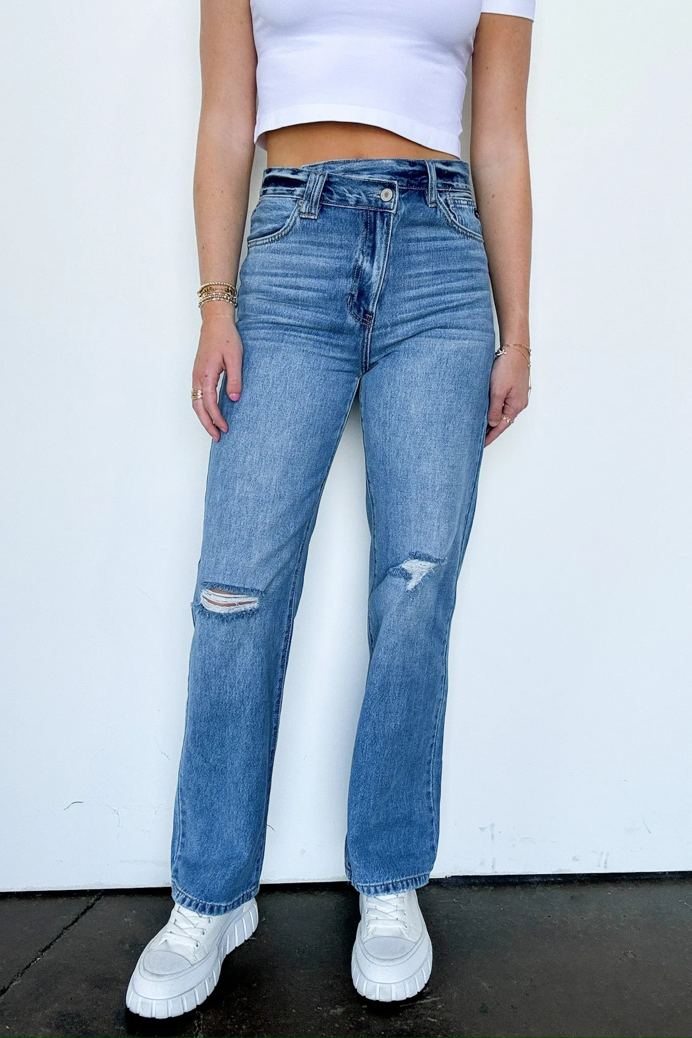 Jessica 90's Wide Straight Leg Jeans sold by Madison + Mallory