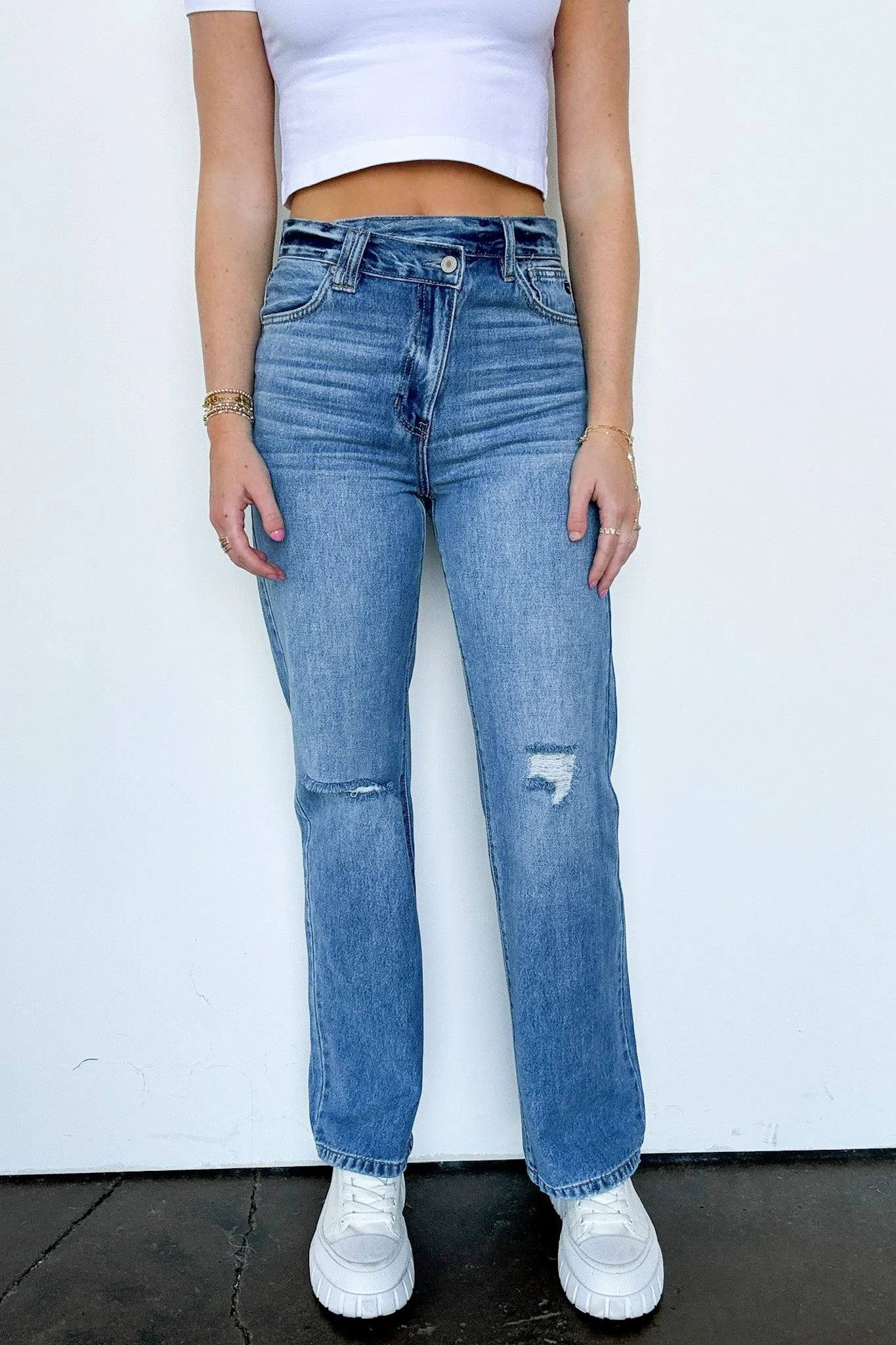 Jessica 90's Wide Straight Leg Jeans sold by Madison + Mallory product image thumbnail 3