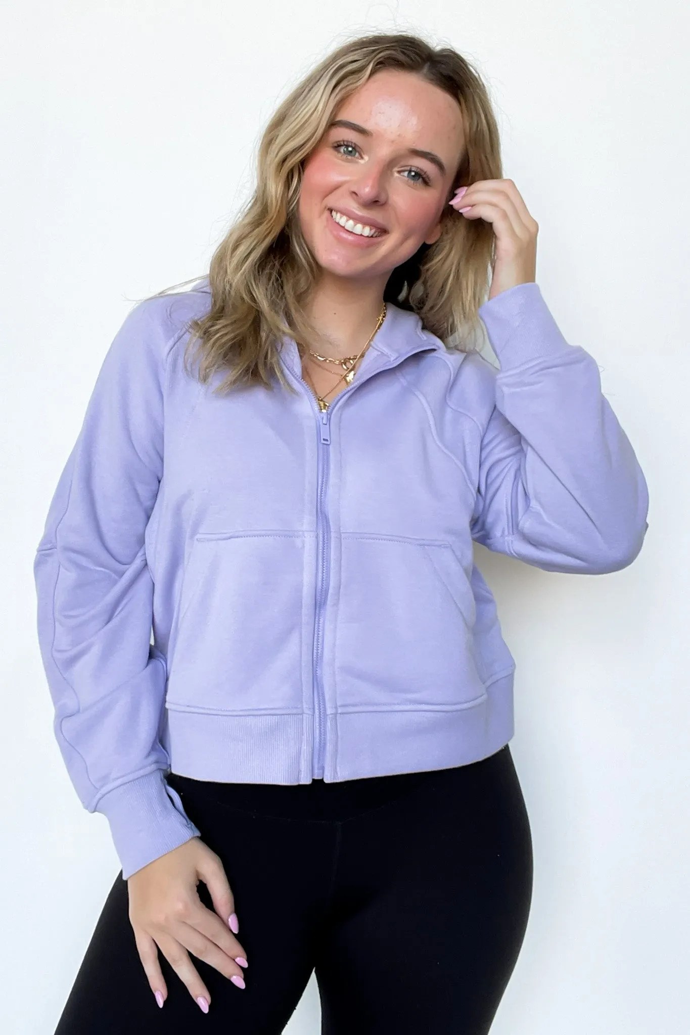 Raylee French Terry Zip Up Hoodie - FINAL SALE sold by Madison + Mallory product image thumbnail 2