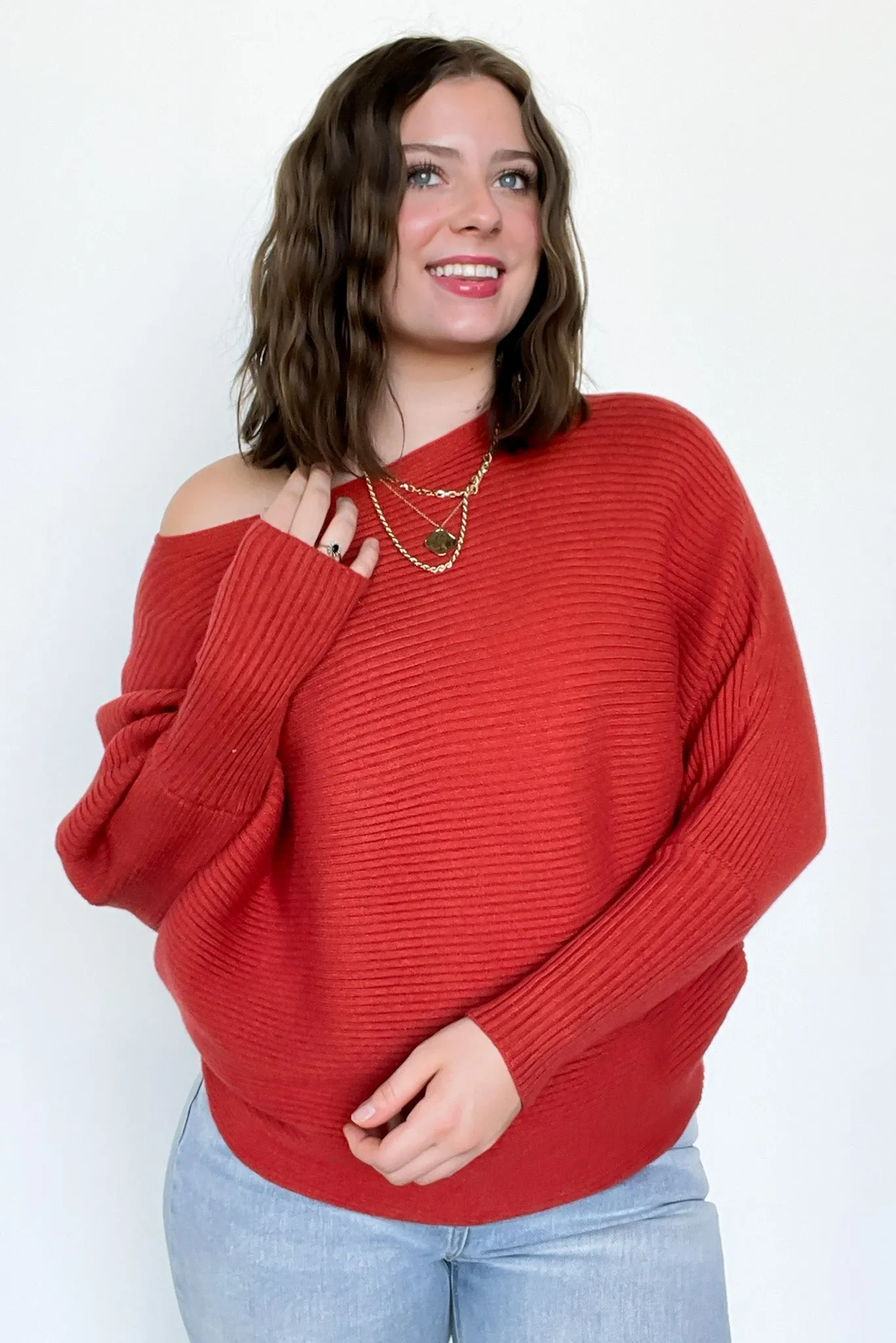 Corina Ribbed Boat Neck Knit Sweater - FINAL SALE sold by Madison + Mallory