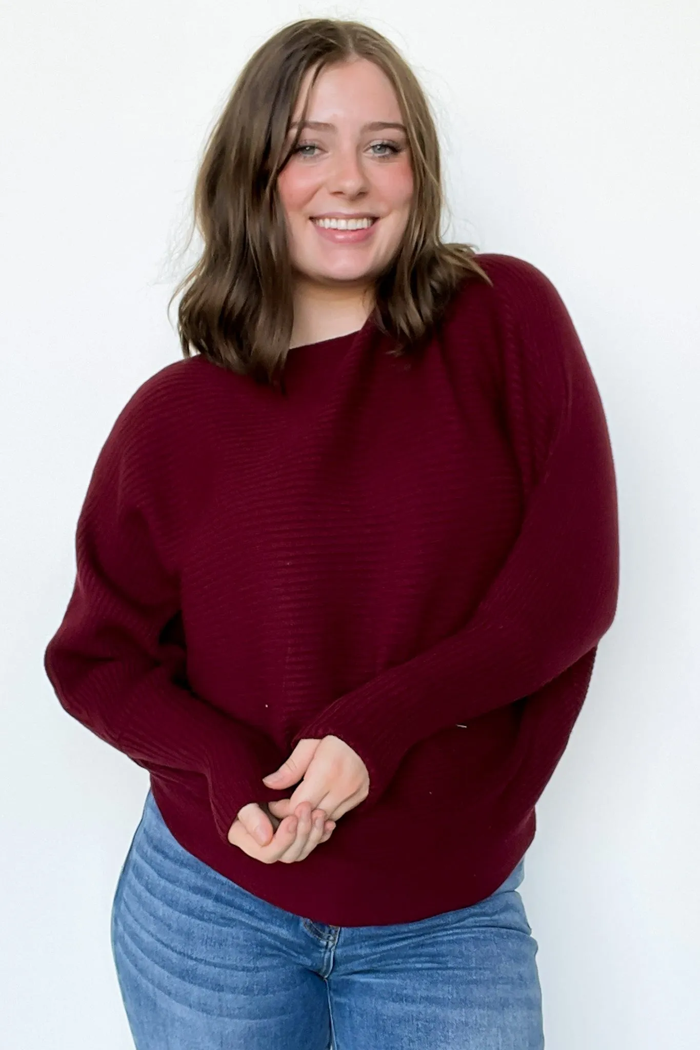 Corina Ribbed Boat Neck Knit Sweater - FINAL SALE sold by Madison + Mallory product image thumbnail 3