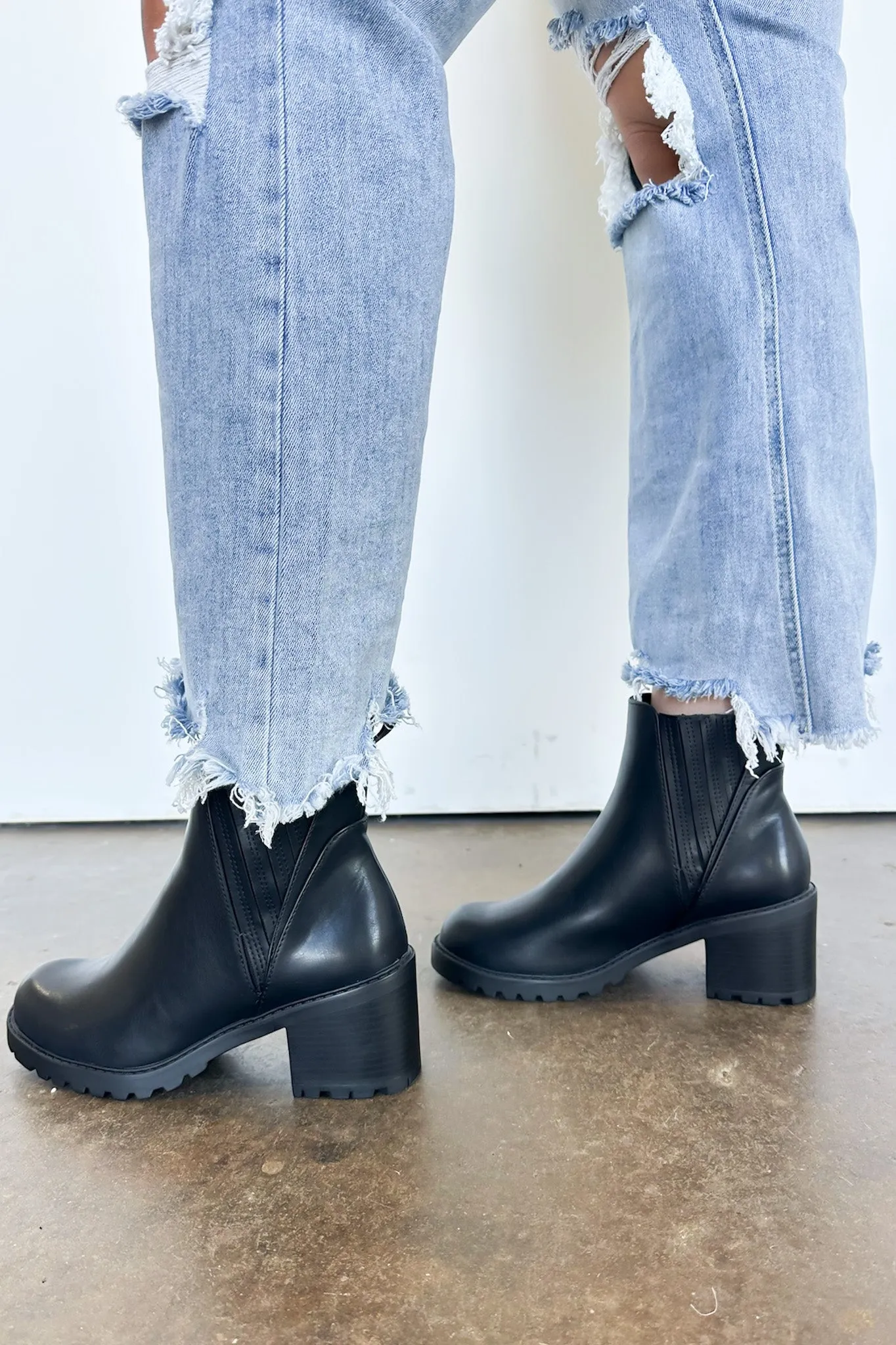 Sayler Faux Leather Platform Chelsea Boots - FINAL SALE sold by Madison + Mallory product image thumbnail 3