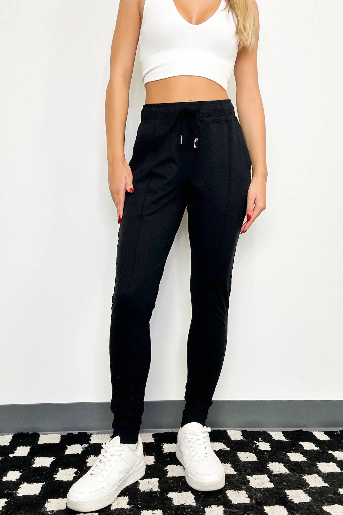 Ellena Drawstring Paneled Joggers - FINAL SALE sold by Madison + Mallory product image thumbnail 2