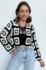 Timeless Vibes Crochet Square Cardigan sold by Madison + Mallory