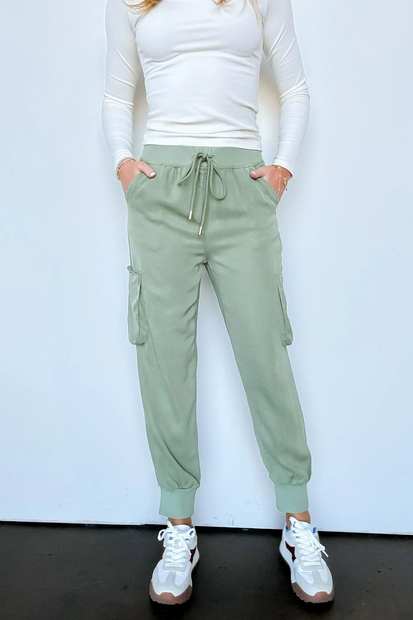 Zayna High Rise Cargo Joggers - FINAL SALE sold by Madison + Mallory