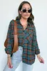 Walnut Cove Relaxed Vintage Plaid Flannel Top - FINAL SALE sold by Madison + Mallory
