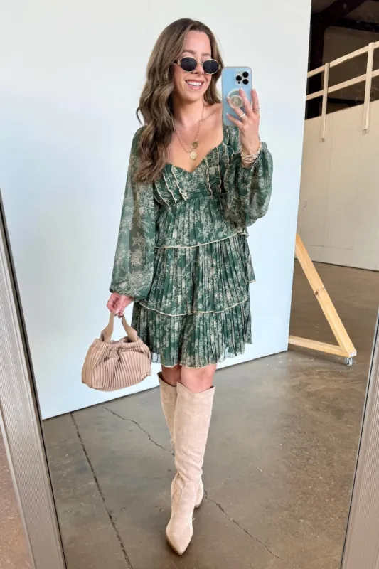 Sweet Beauty Floral Tiered Dress - FINAL SALE sold by Madison + Mallory