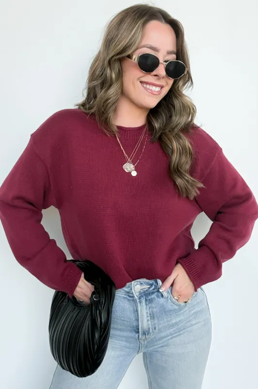 Rebecca Lace Up Back Sweater - FINAL SALE sold by Madison + Mallory