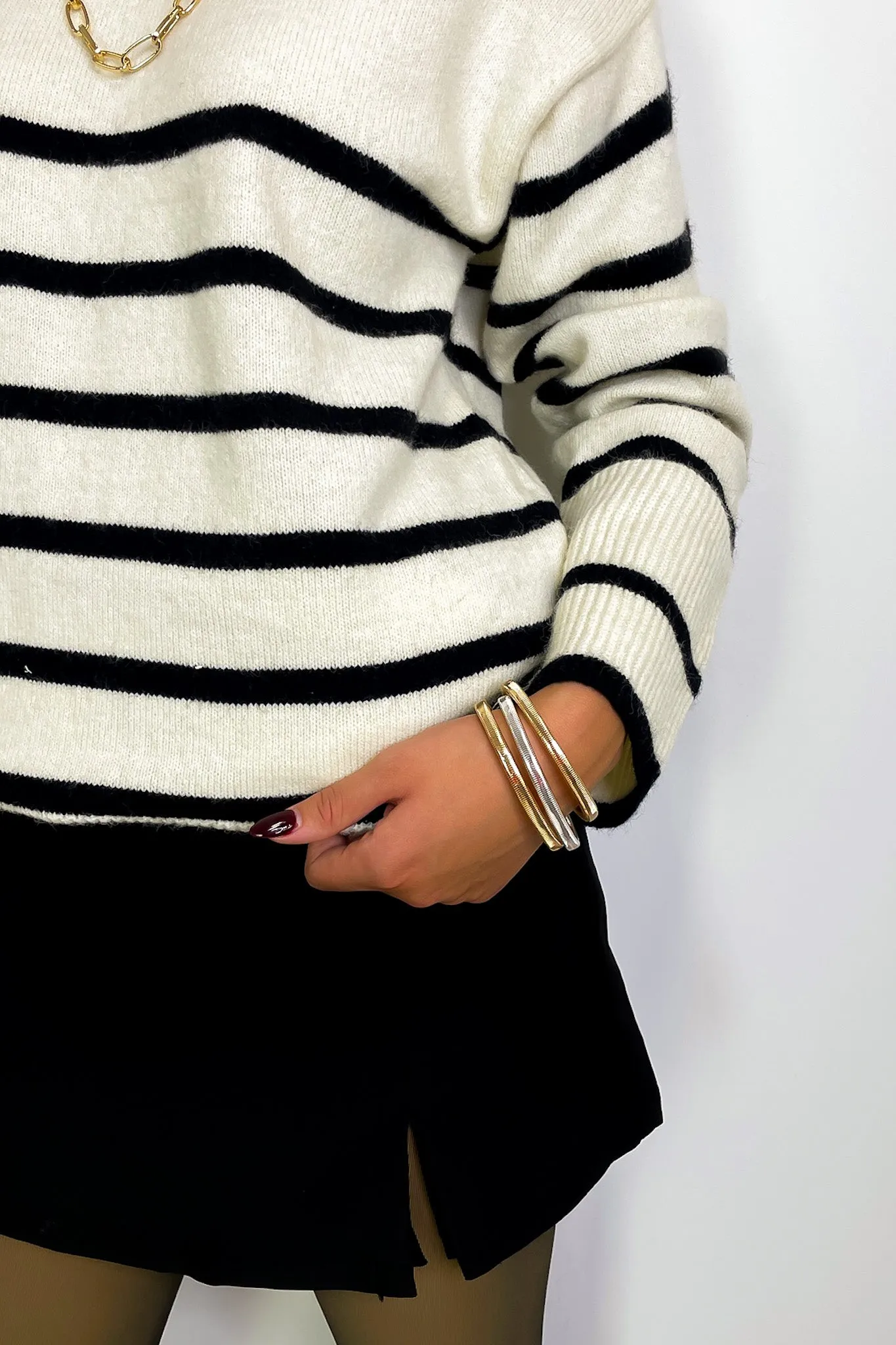 Callam Mixed Metal Stretch Bracelets sold by Madison + Mallory product image thumbnail 5