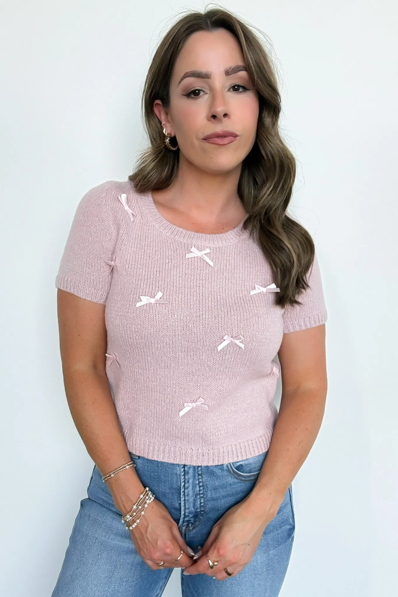 Timeless Classic Ribbon Trim Knit Top sold by Madison + Mallory product image thumbnail 2