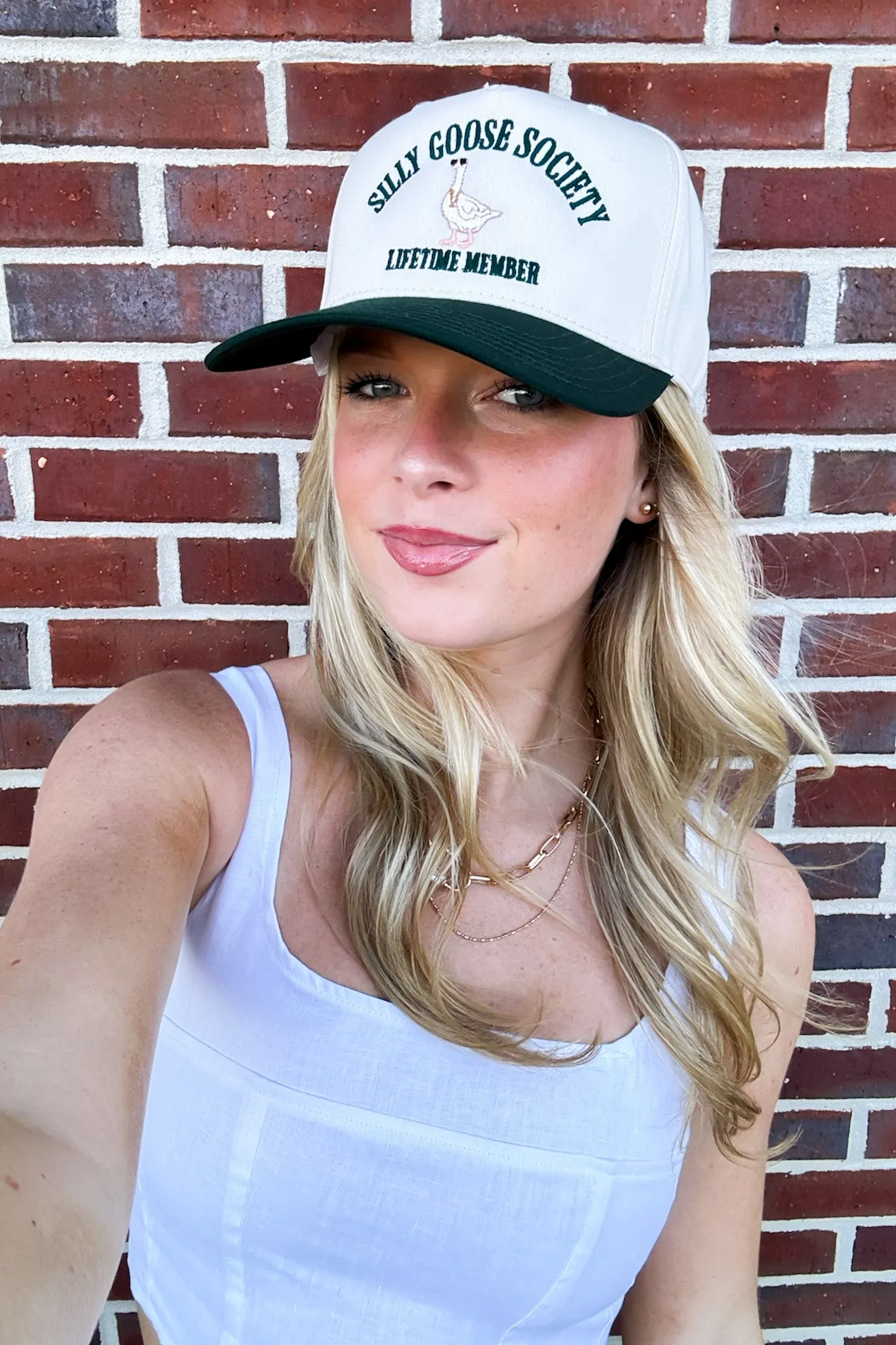 Silly Goose Society Graphic Snapback Hat sold by Madison + Mallory