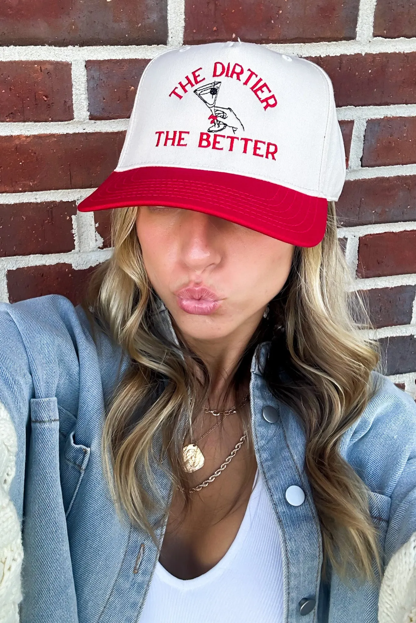 The Dirtier The Better Graphic Snapback Hat sold by Madison + Mallory product image thumbnail 3