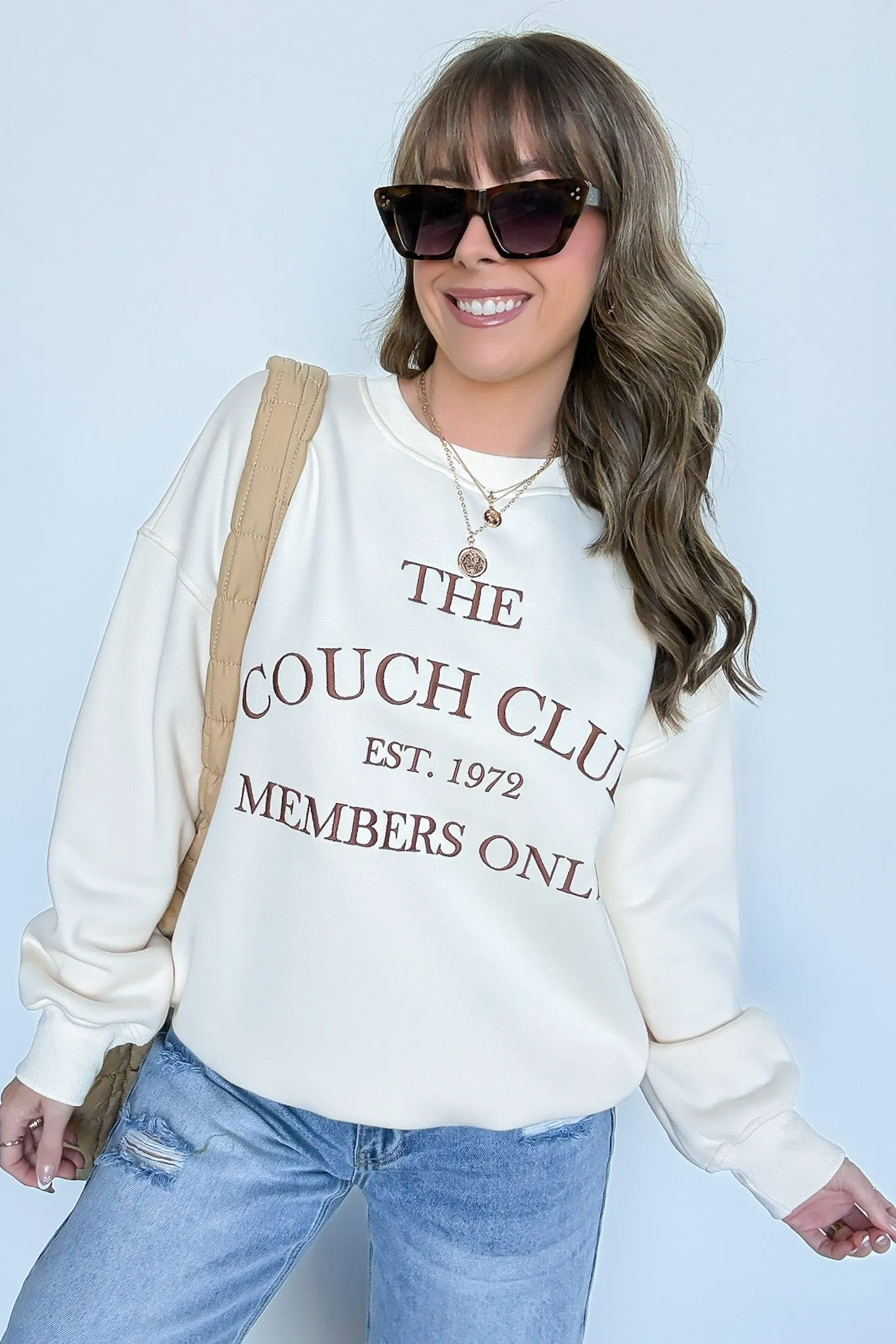 The Couch Club Graphic Pullover - FINAL SALE sold by Madison + Mallory product image thumbnail 3