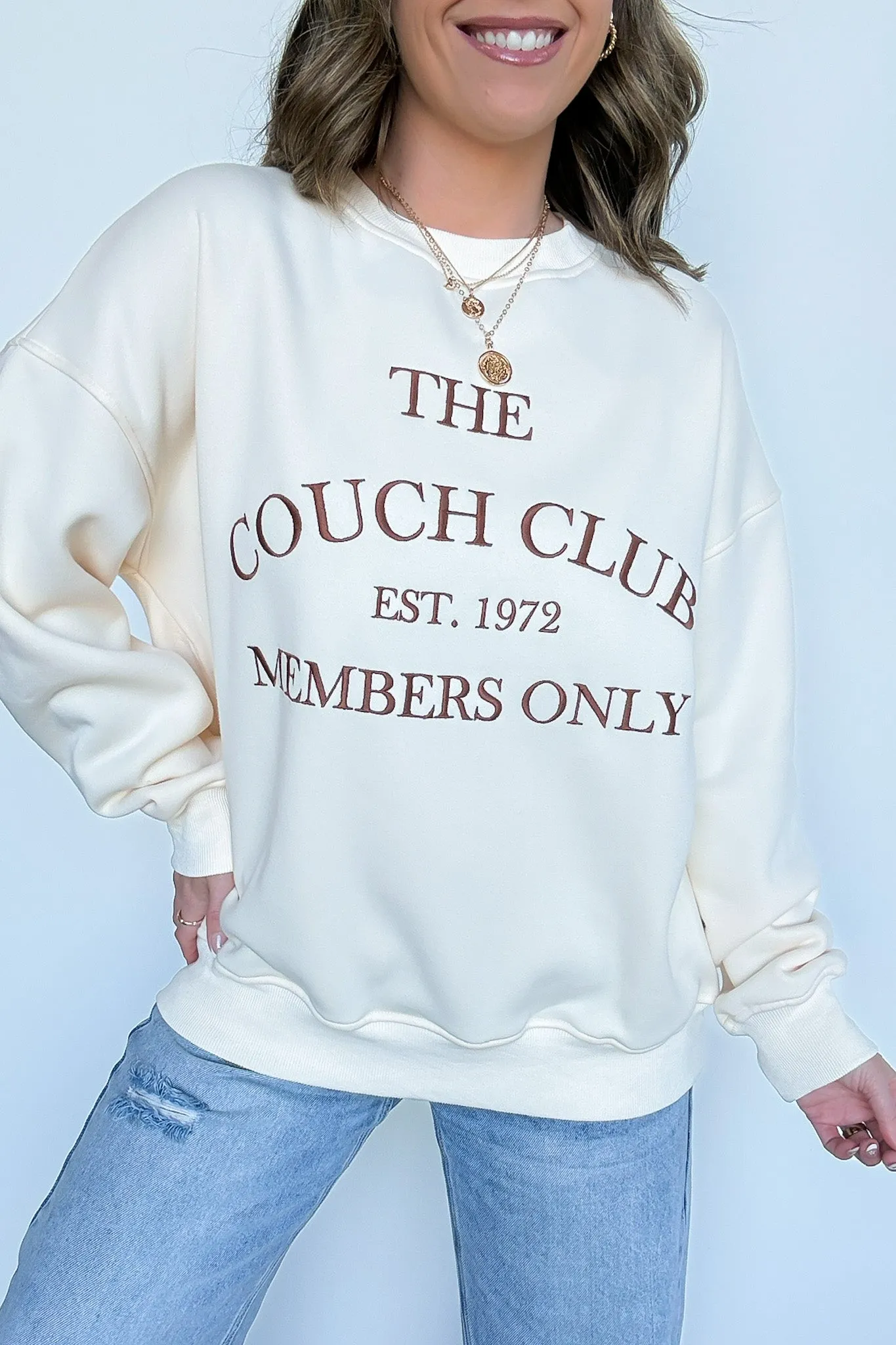 The Couch Club Graphic Pullover - FINAL SALE sold by Madison + Mallory product image thumbnail 2