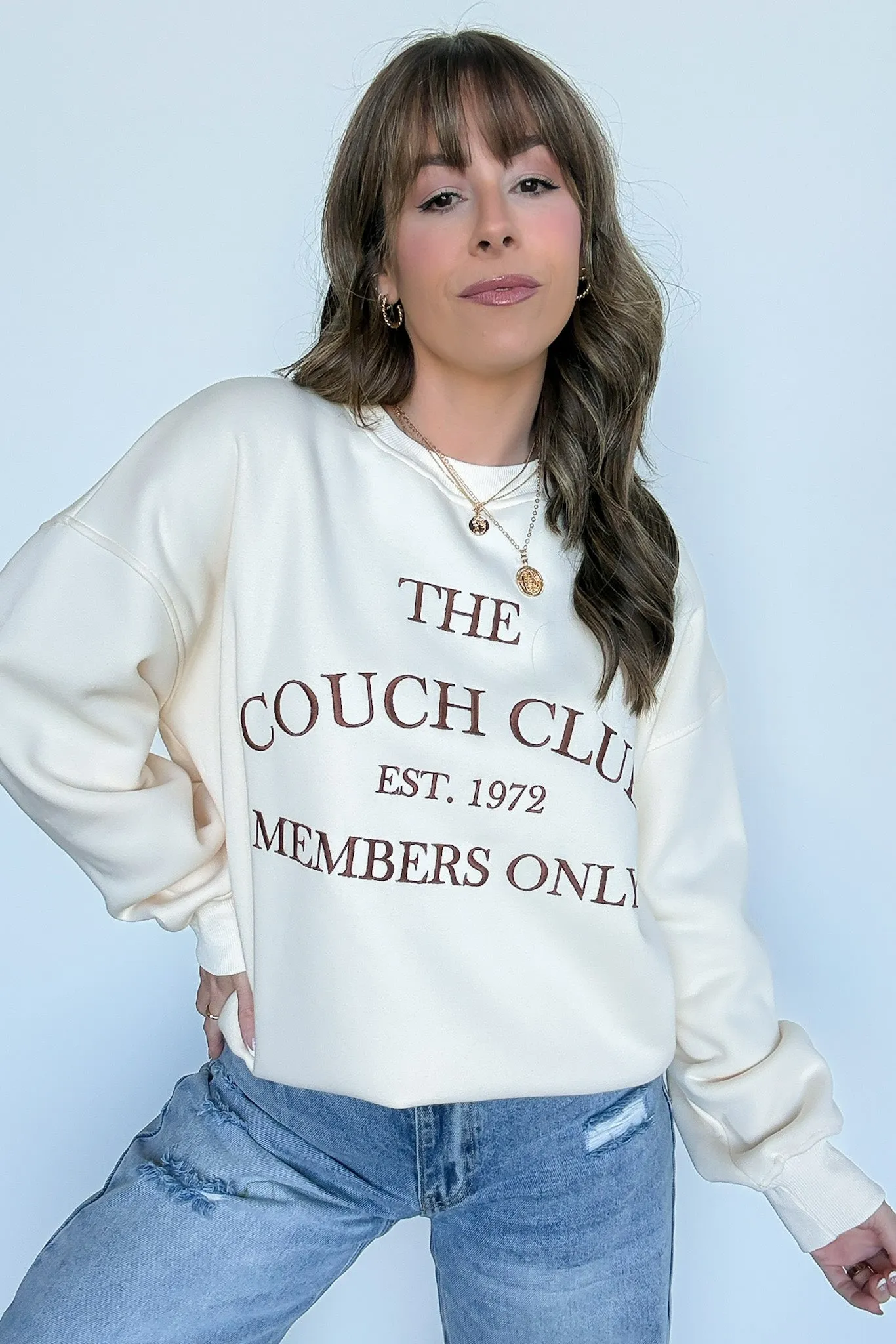The Couch Club Graphic Pullover - FINAL SALE sold by Madison + Mallory product image thumbnail 5