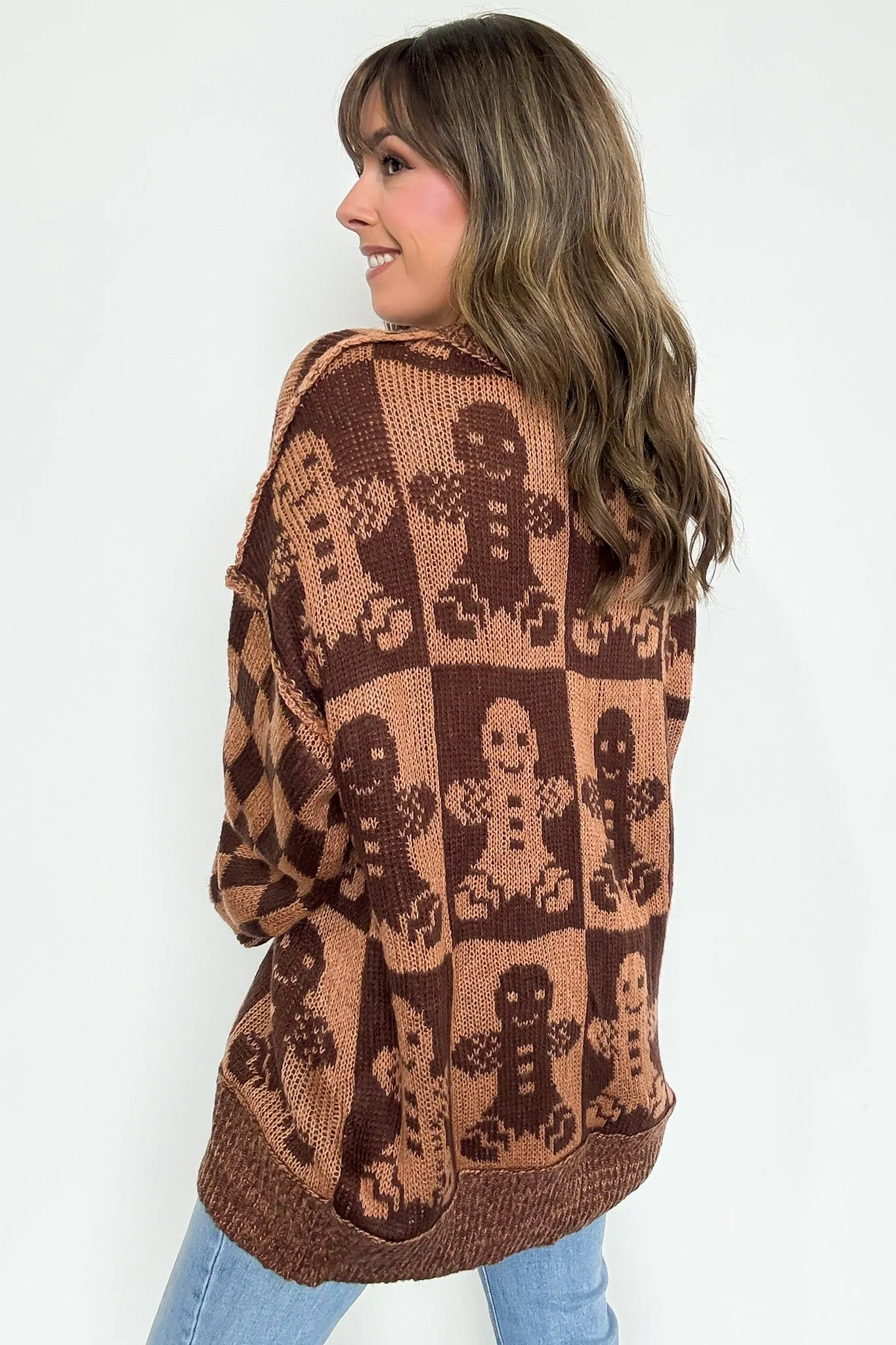 Gingerbread Lane Oversized Knit Sweater sold by Madison + Mallory product image thumbnail 5