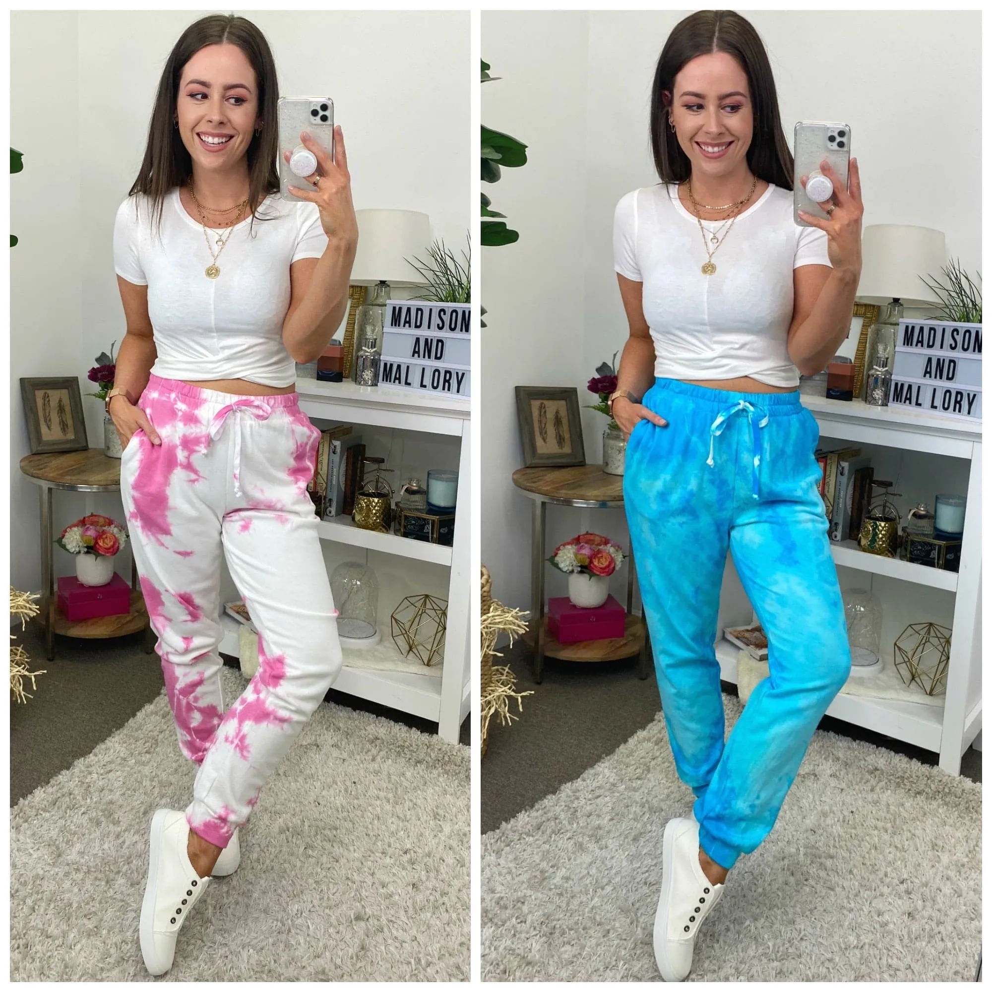 Folly Beach Tie Dye Joggers - FINAL SALE sold by Madison + Mallory