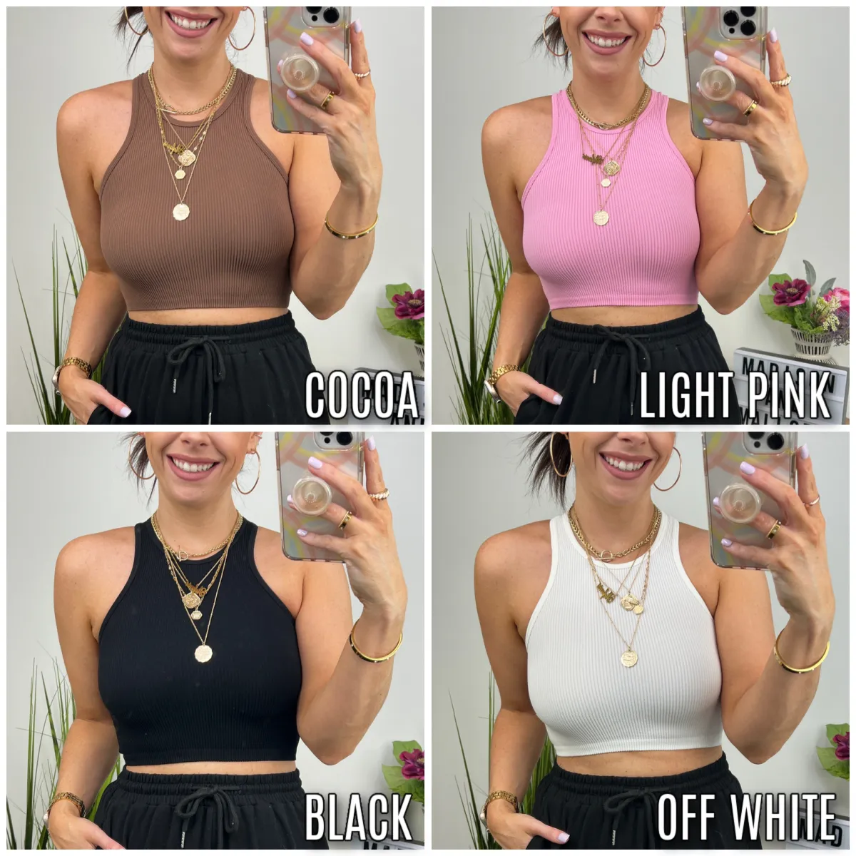 Parrillo Seamless Bra Tank Top - FINAL SALE sold by Madison + Mallory