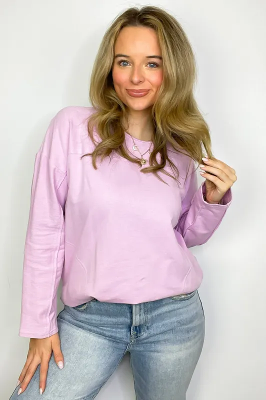 Mariena French Terry Oversized Top - FINAL SALE sold by Madison + Mallory