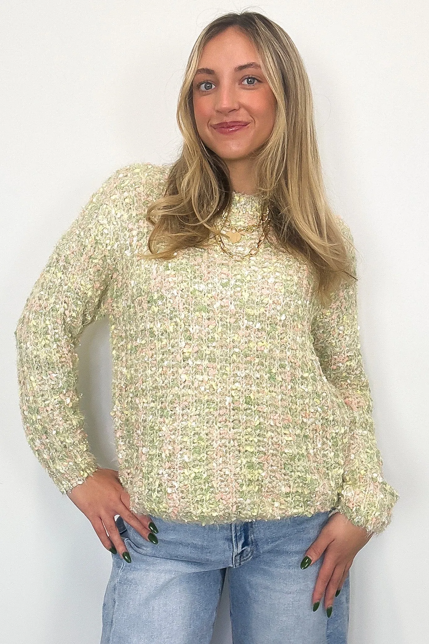 Winter Sherbet Pastel Knit Sweater - FINAL SALE sold by Madison + Mallory product image thumbnail 4