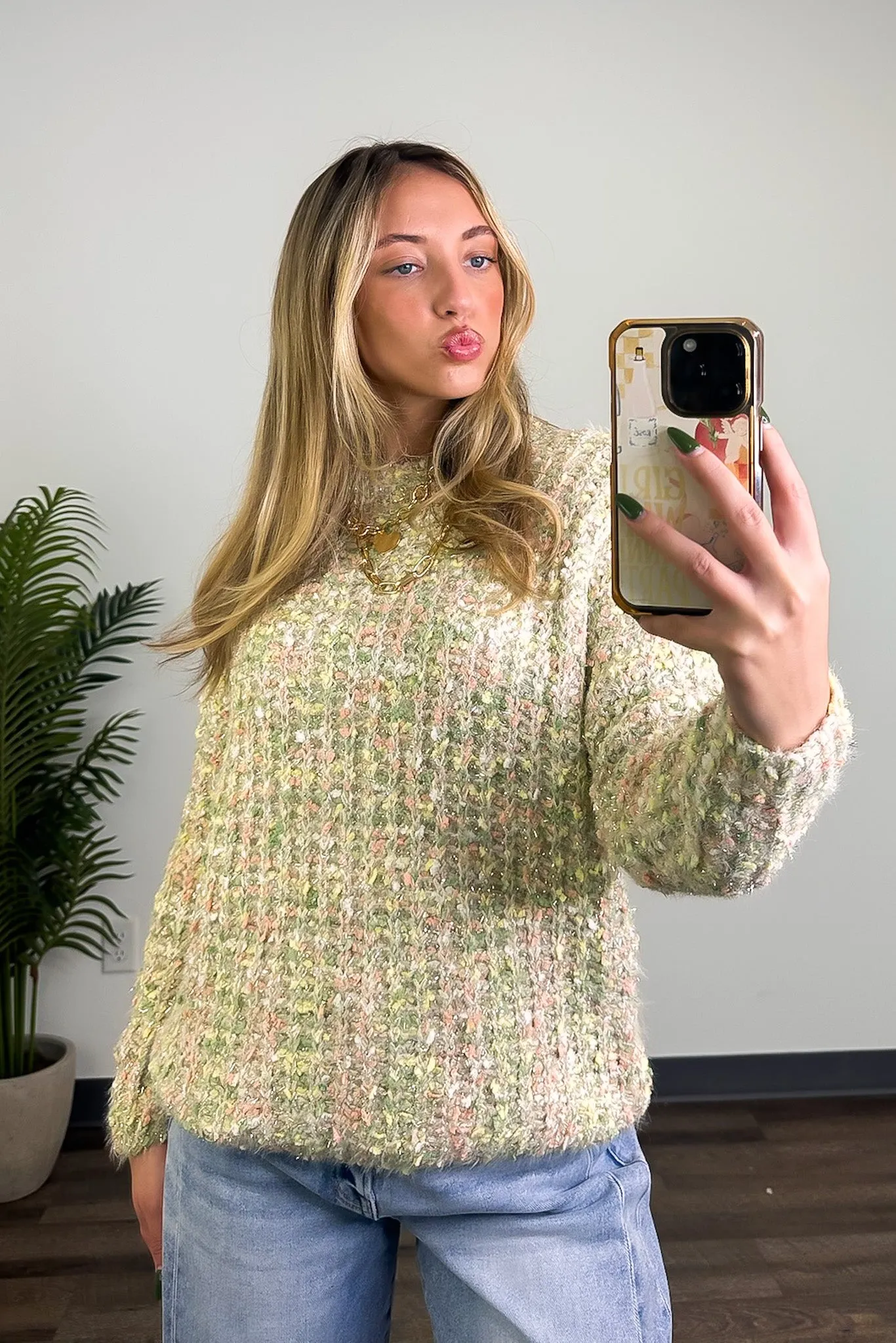 Winter Sherbet Pastel Knit Sweater - FINAL SALE sold by Madison + Mallory product image thumbnail 5
