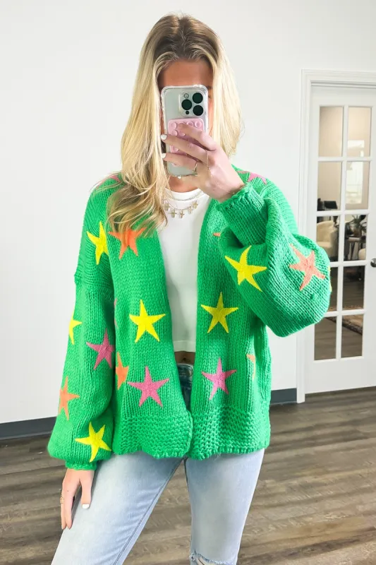 Stars Align Knit Cardigan sold by Madison + Mallory