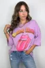 The Rolling Stones Oversized Graphic Tee - FINAL SALE sold by Madison + Mallory