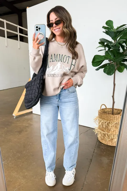 Mammoth Mountain Ski Club Oversized Graphic Sweatshirt - FINAL SALE sold by Madison + Mallory