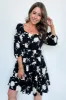 Gaelle Floral Square Neck Dress - FINAL SALE sold by Madison + Mallory